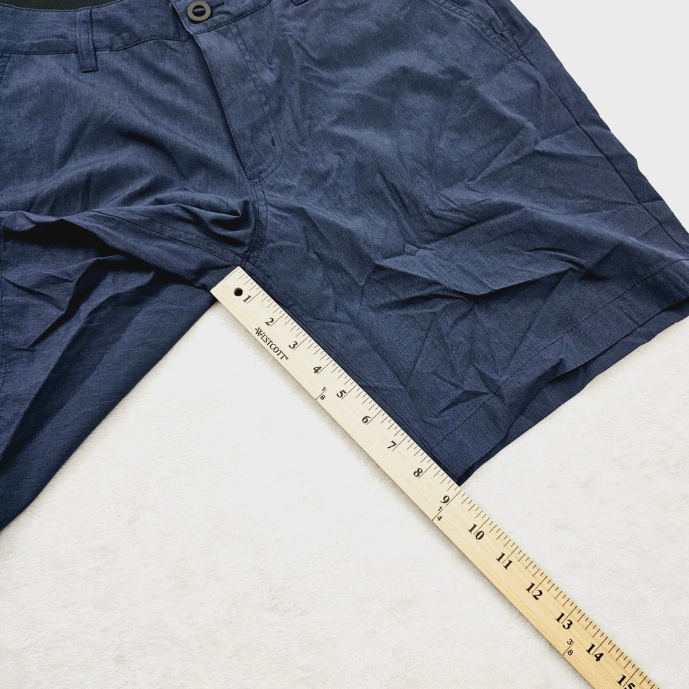 Fox Racing Essex Tech Shorts Mens 34 Navy Blue Stretch Chino MTB Casual Hiking - Picture 8 of 11